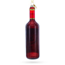 Holiday Survival Kit Wine Bottle Blown Glass Christmas Ornament