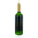 Jingle Juice Wine Bottle Blown Glass Christmas Ornament