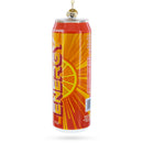 Energy Drink Can Blown Glass Christmas Ornament