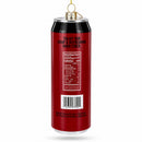 Hard Apple Cider Can Glass Christmas Ornament