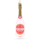 Sparkling Prosecco Bottle Blown Glass Christmas Ornament