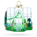 Greenhouse Blown Glass Christmas Ornament