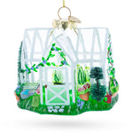 Greenhouse Blown Glass Christmas Ornament