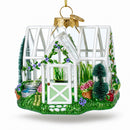 Greenhouse Glass Christmas Ornament
