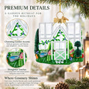 Greenhouse Glass Christmas Ornament