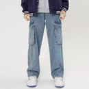 American Personality Hip Hop Zipper Jeans