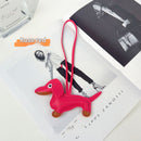 Sausage Dog Carrying Strap Bag Ornaments