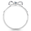0.31 Carat Genuine Blue Sapphire 14K White Gold Ring