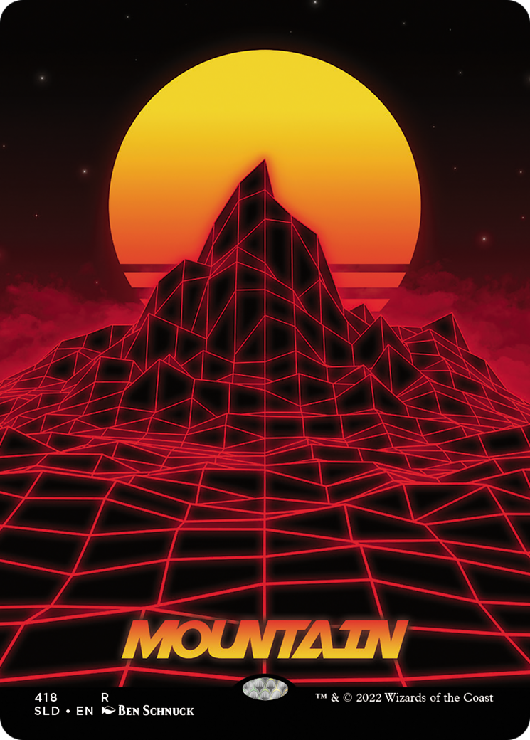 Mountain (SLD-418) - Secret Lair Drop (Borderless) Foil