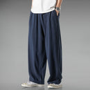 Plus Size Loose Wide Leg Cotton Linen Pants