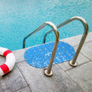Non-Slip Bath Mat Massage Pebble Shower Mat Anti-Bacterial w/ Suction Cups Drain Holes