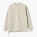 Japanese Red Rope Solid Color Long Sleeve T-shirt Men