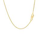 14k Yellow Gold Round Snake Chain 0.9mm