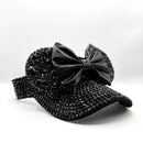 Deep Black Sparkle Mickey Visor