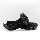 Deep Black Sparkle Mickey Visor