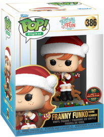 PREORDER (Estimated Arrival Q3 2025) Pop! Digital: Festival of Fun Series 1 - LE999 Franny Funko Riding Reindeer #386