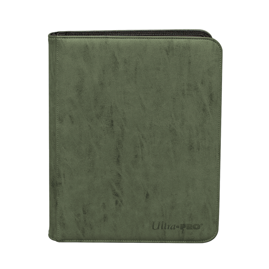 Ultra PRO: 9-Pocket Premium Zippered PRO-Binder - Suede Collection (Emerald)