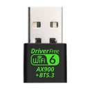 AX900M Wireless Network Card Wifi6 Drive-free Mini Wireless Receiver