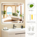 Defogging LED Bathroom Mirror with Memory Function and Anti-Fog