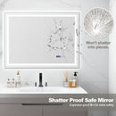 Defogging LED Bathroom Mirror with Memory Function and Anti-Fog