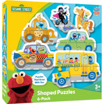 Sesame Street - Vehicles 6-Pack Mini Shaped Jigsaw Puzzles