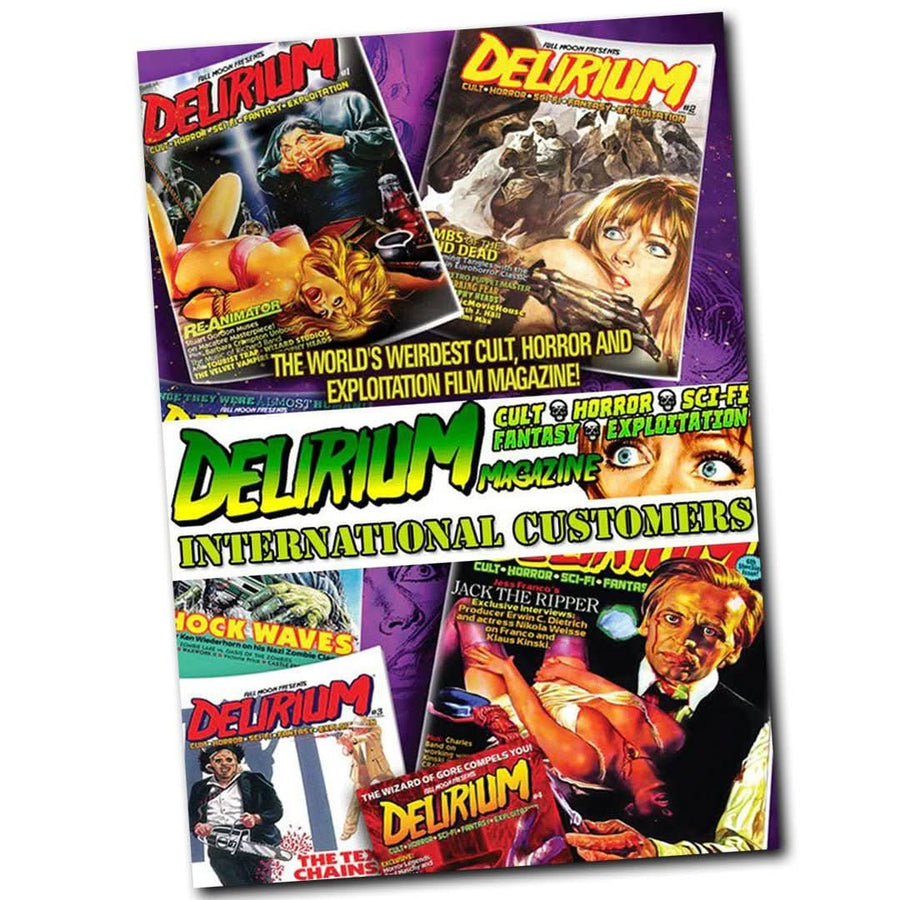 Delirium Magazine Subscription: Issues #42-#45 (INTERNATIONAL ONLY)