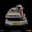 Iron Studios Back to the Future DeLorean Full Set 1:10 Scale Statue