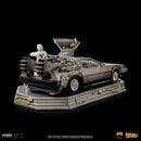 Iron Studios Back to the Future DeLorean Full Set 1:10 Scale Statue