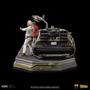 Iron Studios Back to the Future DeLorean Full Set 1:10 Scale Statue