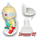 DELUXE size Floating Figure Shelves for POP! DELUXE Vinyl figures | Wall Stand Display Shelves for LARGE pops 6-inch or Deluxe