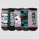 Demon Slayer Icons Ankle Socks Set
