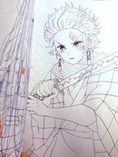 Demon Slayer The Official Coloring Book (3 Pages Colored)