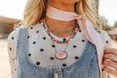 Desert Rose Beaded Necklace