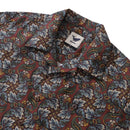 Vintage Hawaiian Shirt For Men Vibrant Cycle Morris Shirt Camp Collar 100% Cotton