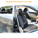 9Pcs Full Set Car Seat Covers For Auto Truck SUV Universal Front Rear Car Seats Headrest Protectors Split Bench Compatible