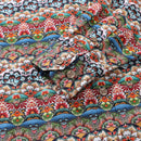 Men's Hawaiian Shirt Tropical Groove Cotton Button-down Long Sleeve Aloha Shirt