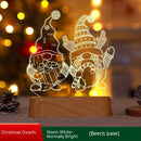 3D Christmas LED Night Light Acrylic Gift Decor