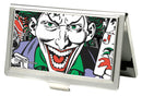 Business Card Holder - SMALL - Joker Face w Pistol CLOSE-UP FCG