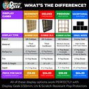 KUBBIE ULTRA (3x3) - In Box Display Case for Funko Pops, Wall Mountable & Stackable Pop Shelf (MDF Wood)