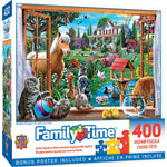 Family Time - Peeking Through 400 Piece Jigsaw Puzzle