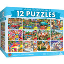 Artist Gallery Jigsaw Puzzle Collection Series 2 - 12 Pack