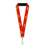 Lanyard - 1.0" - Wonder Woman Logo Red