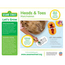 Sesame Street - Heads & Toes Matching Jigsaw Puzzles