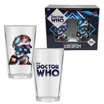 Doctor Who Anniversary Third Doctor 16 oz. Glass Set of 2