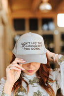 Don't Let Bastards Get You Down Trucker Hat