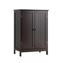 Bathroom Floor Storage Double Door Cupboard Cabinet