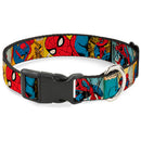 Plastic Clip Collar - Spider-Man Comic Strip