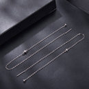 925 Sterling Silver Plated White Gold Moissanite Earrings 7cm for Women