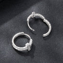 925 Sterling Silver Moissanite Earrings 1.3cm for Women