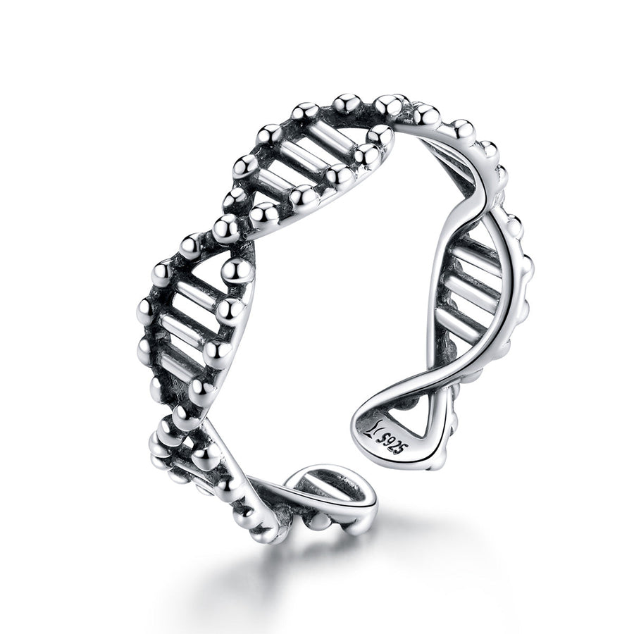 925 Sterling Silver Oxidized Ring for Women